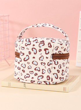 秀色物语豹纹手提mini包化妆包1个 525849