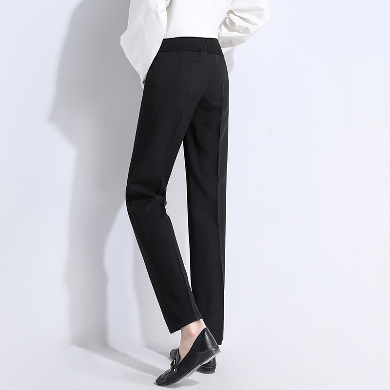 孕妇冬季外穿冬款上班托腹西装裤 翎露孕妇直筒裤