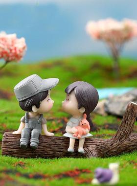 树桩写实树桩微景观小摆件微景观小摆件 树脂创意配件