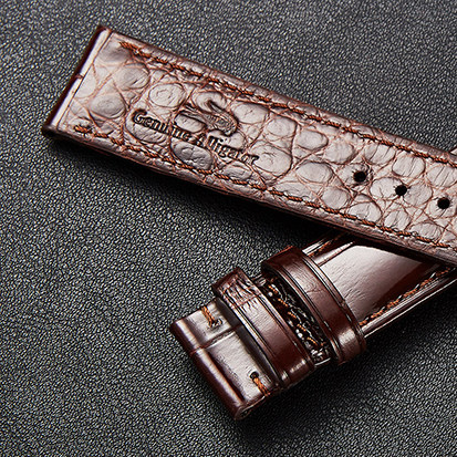 真皮欧米茄江诗丹顿万国萧邦鳄鱼皮 亚悠配件