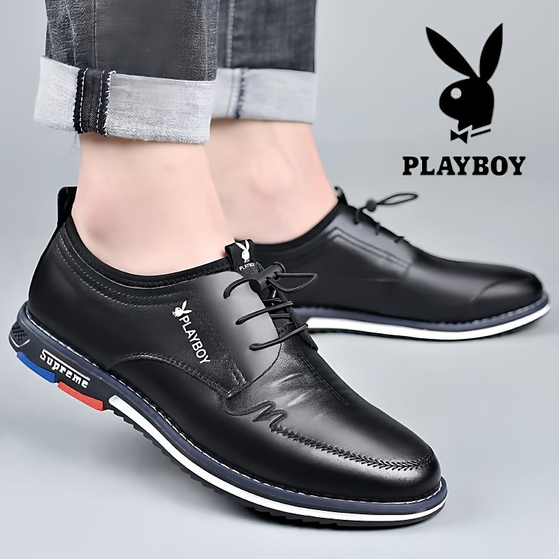 花花公子男鞋2025秋冬新款真皮加绒休闲鞋子男士内增高透气皮鞋男,淘宝优惠券,粉丝福利购,淘宝优惠卷
