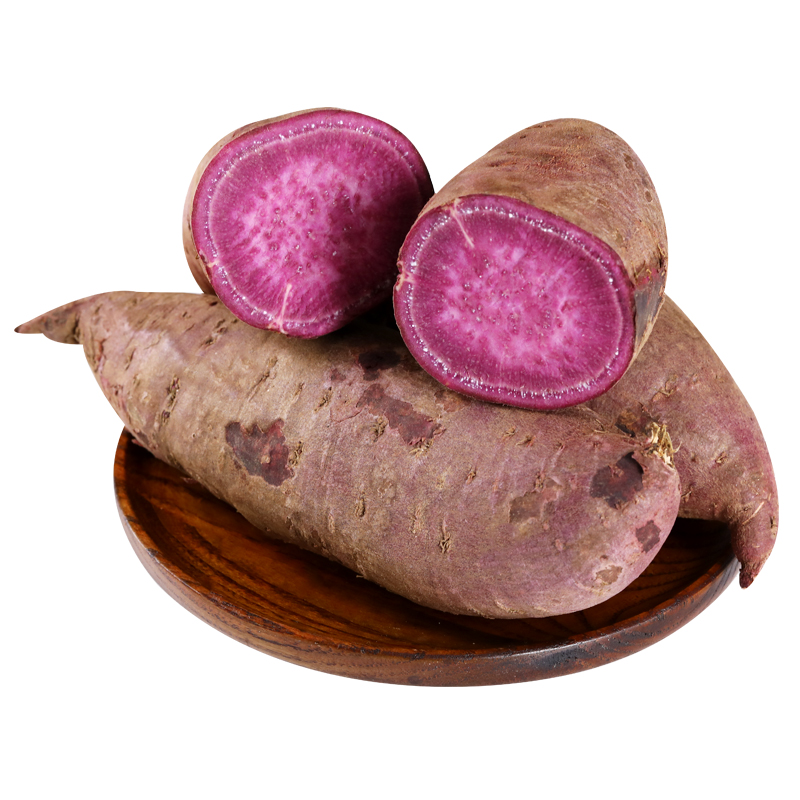 山东紫薯紫心薯糖心蜜薯10新鲜红薯 薯根香番薯