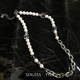 Square Crystal Pearl Necklace New INS Sweater