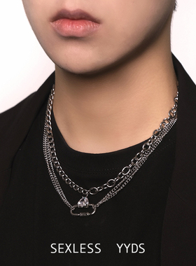 叠戴水钻小众设计感INS新款潮