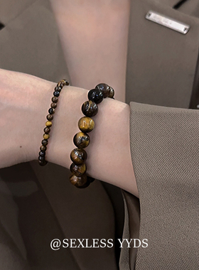 高级感虎眼石手链轻奢小众精致