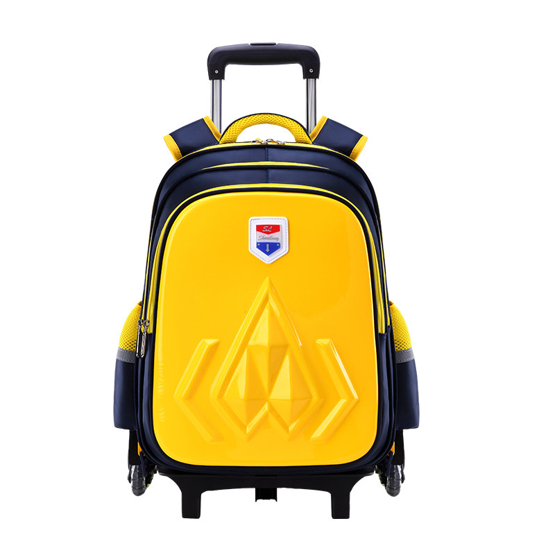 小学生拉杆1-3-6年级5男女书包 嘉米蒂箱包双肩背包
