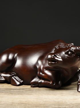 黑檀木摆件十二生肖雕刻工艺礼品