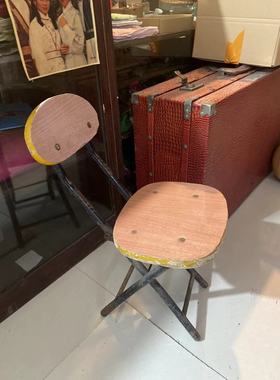可折叠木板老椅子80年代90年代怀旧老物件小凳子椅子老货