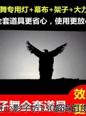 灯架灯光布投影影子舞幕布道具皮影戏学校联欢晚会剧院人影手舞蹈