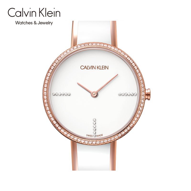 【官方】Calvin Klein手表 CK诱惑系列女表古典瑞士石英机芯表多图0