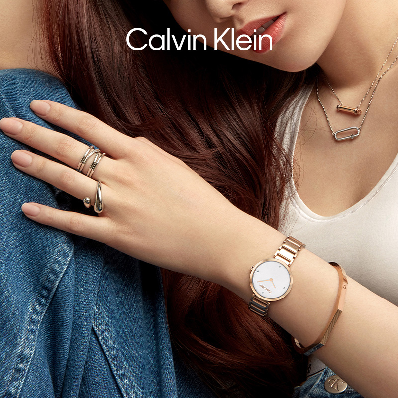 【618】CalvinKlein官方正品CK女表永恒系列小闪钻石英表