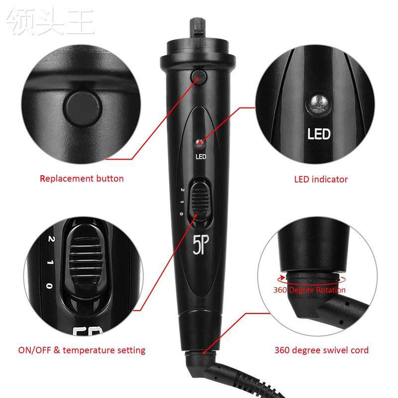 厂家直销百变烫发神器家用卷发棒 粤仙味其它美发工具