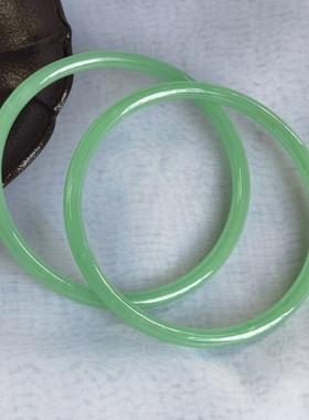 古风百搭多色叮当镯玻璃复古镯子