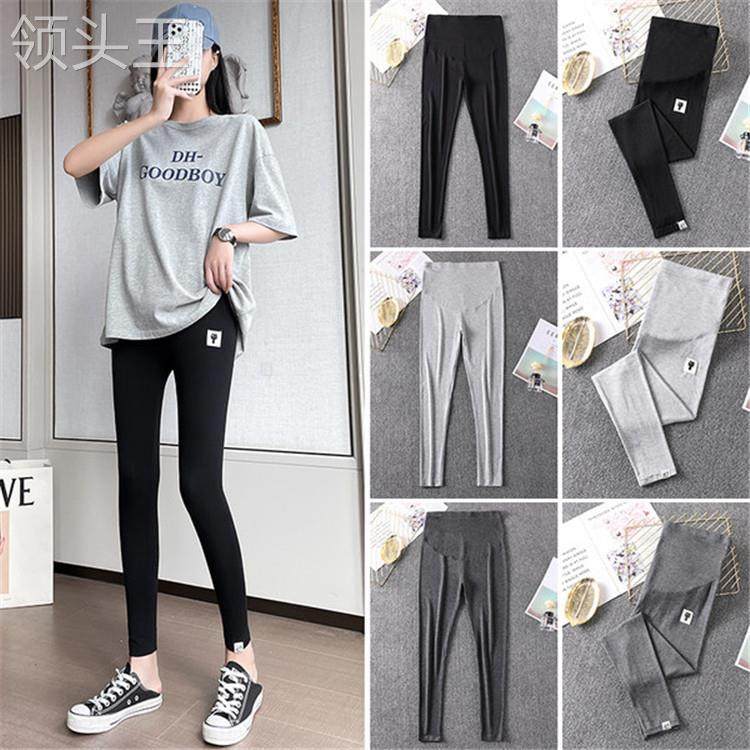 夏季孕妇春秋装小猫标外穿打底裤子 粤仙味孕妇打底裤