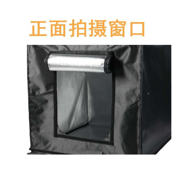 直销小型拍照LED灯箱摄影棚套装40*40CM 60*60CM便携式折叠柔光箱