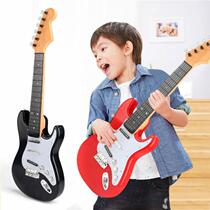 Childrens Big Number Play Male Girl Emulation Yukri E-guitar Toy Music Beginner Musical Instrument Cross Border