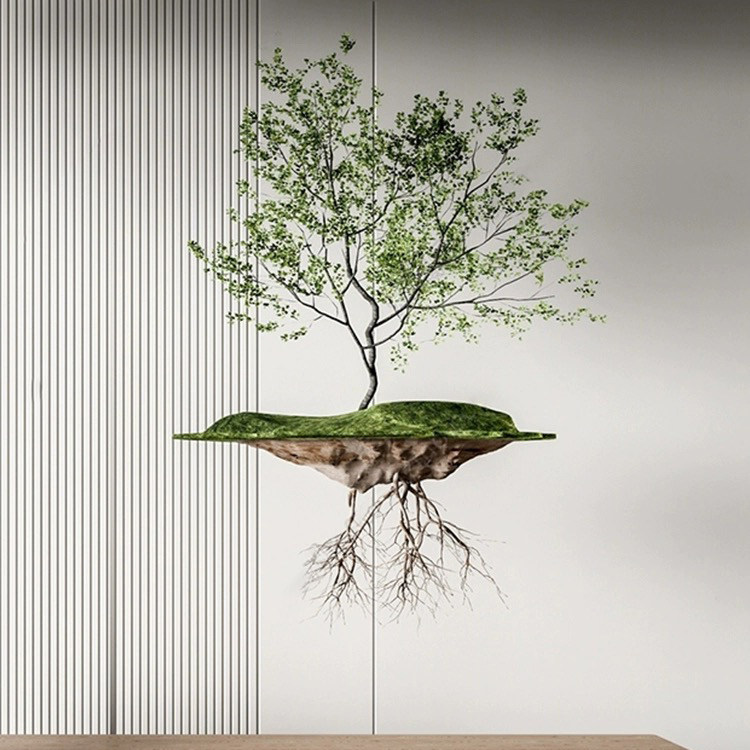 创业设计空间垂吊悬浮仿真树玄关造景舞台景观倒挂吊饰道具假植物,淘宝优惠券,粉丝福利购,淘宝优惠卷