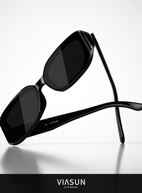 薇尚潮流防紫外线方形复古太阳镜曲面屏一体墨镜女小框高级