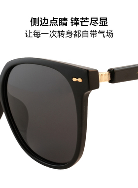 薇尚新款太阳镜gm黑超墨镜显脸小