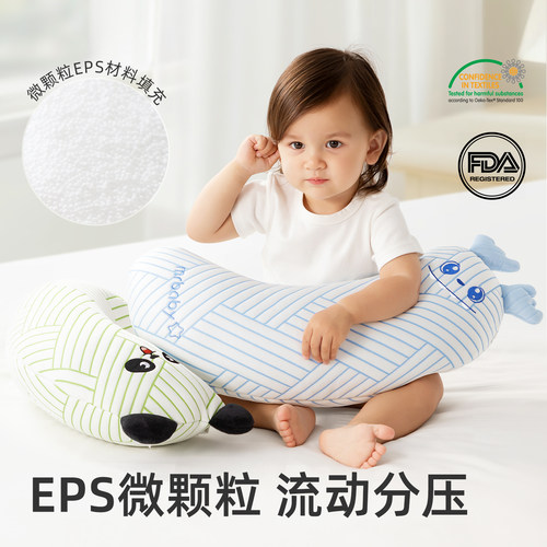 婴儿抱枕夹腿睡觉夏冰丝凉感糖果安抚枕儿童宝宝侧睡哄睡神器玩偶 - 图2