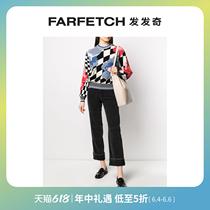 Final Sale] Pringle Of Scotland Ladies in Striped Floral Sweater FARAFEH Hair