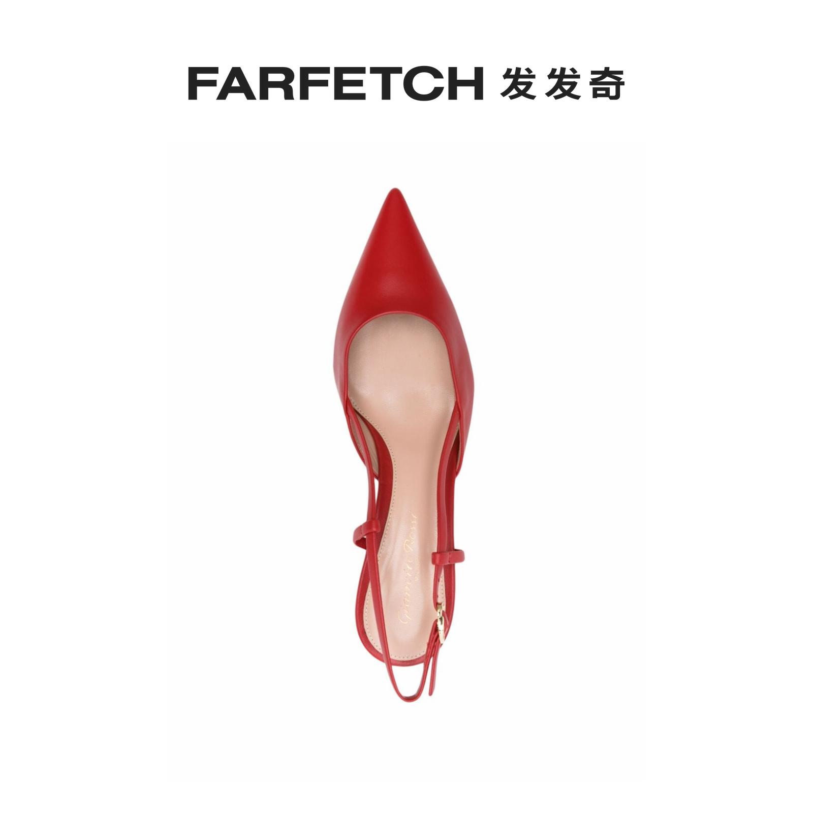 Gianvito Rossi女士Ascent 裹踝中跟鞋FARFETCH发发奇 - 图2