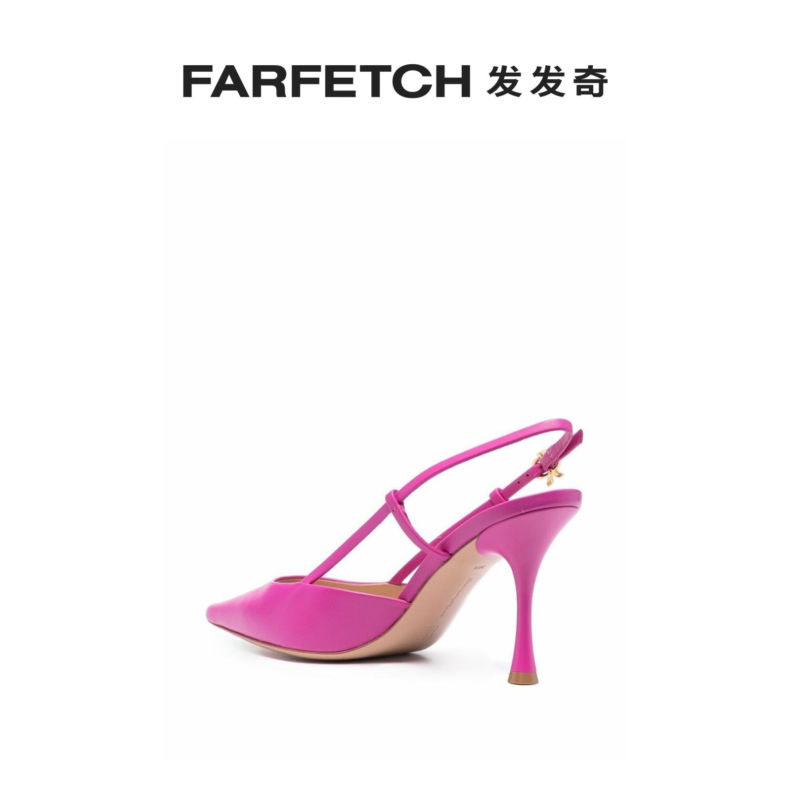 Gianvito Rossi女士Ascent 裹踝高跟鞋FARFETCH发发奇 - 图1