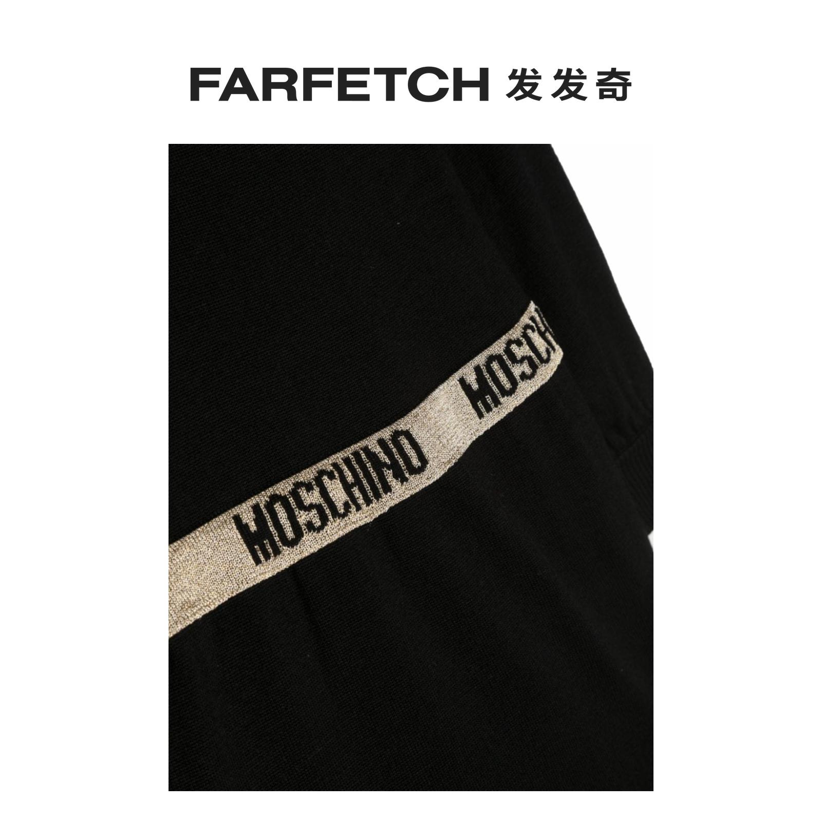 Moschino童装logo腰边长袖连衣裙FARFETCH发发奇-图1