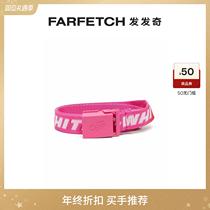 Off-White Kids Mount Logo Print Adjustable belt FARFETCH Fat Chic