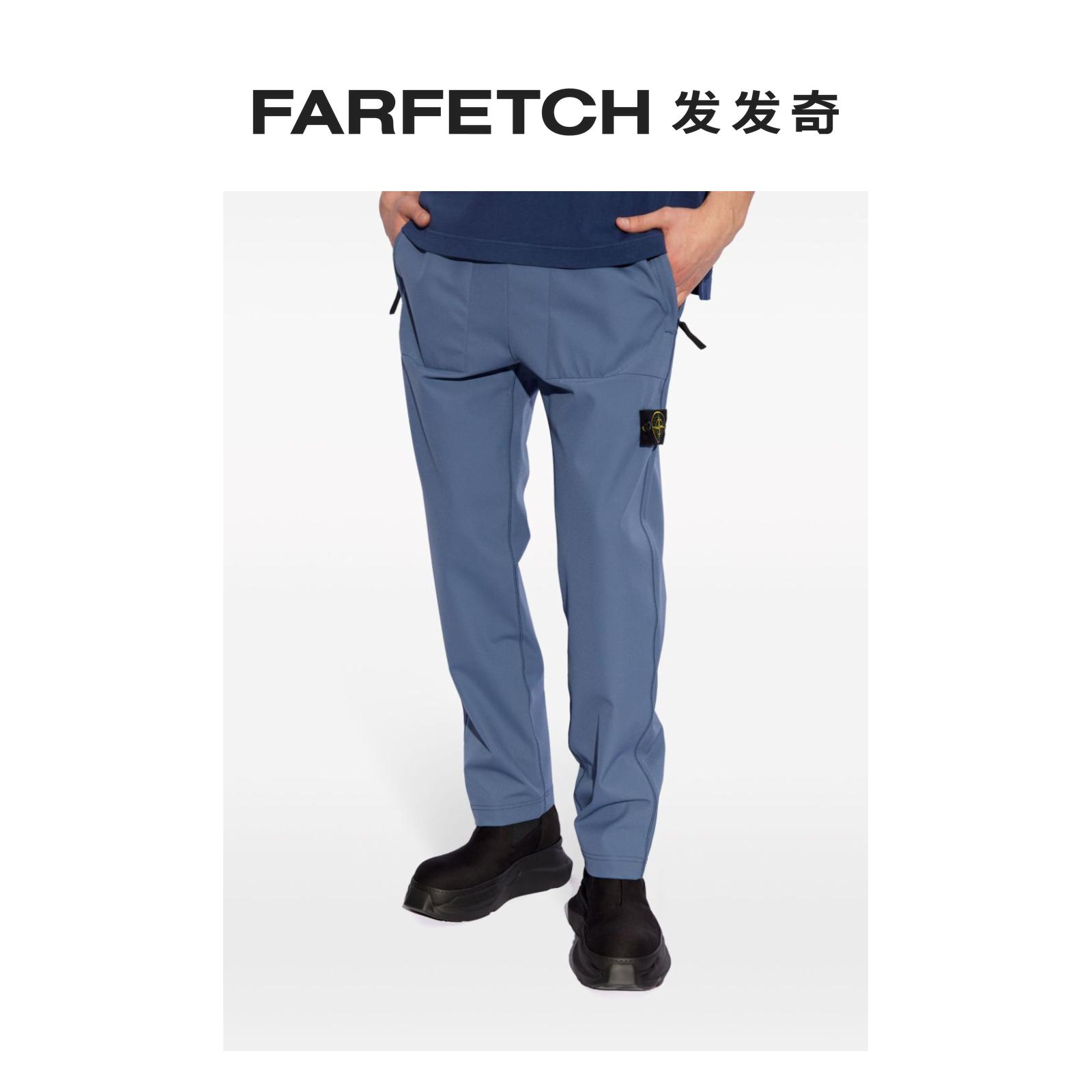 Stone Island男士罗盘徽章运动裤FARFETCH发发奇 - 图1