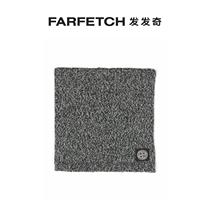 Stone Island Tong-mounted Labelling Knitted Scarves FARFETCH Hair Chi