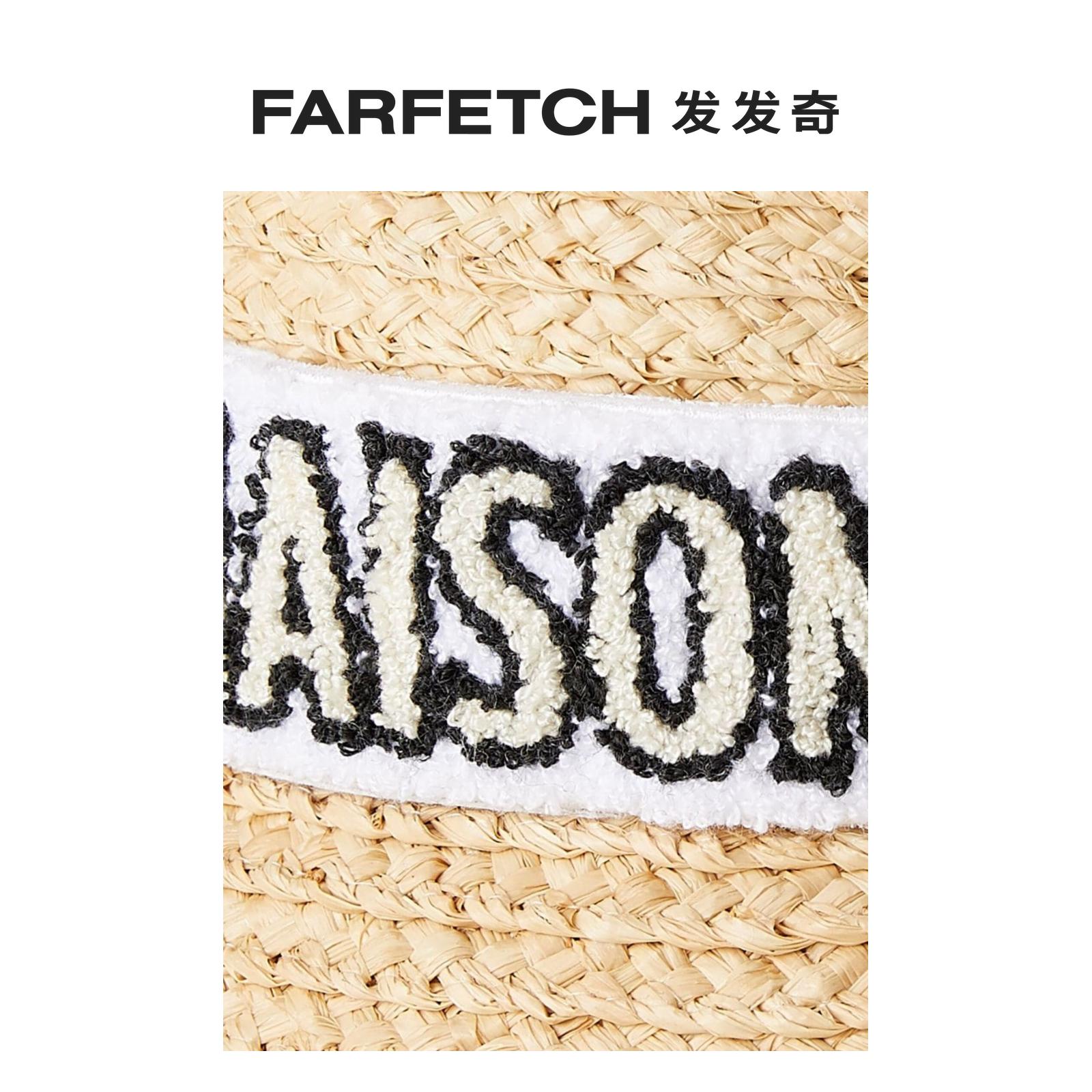 Maison Michel女士New Kendall logo刺绣渔夫帽 FARFETCH发发奇 - 图0