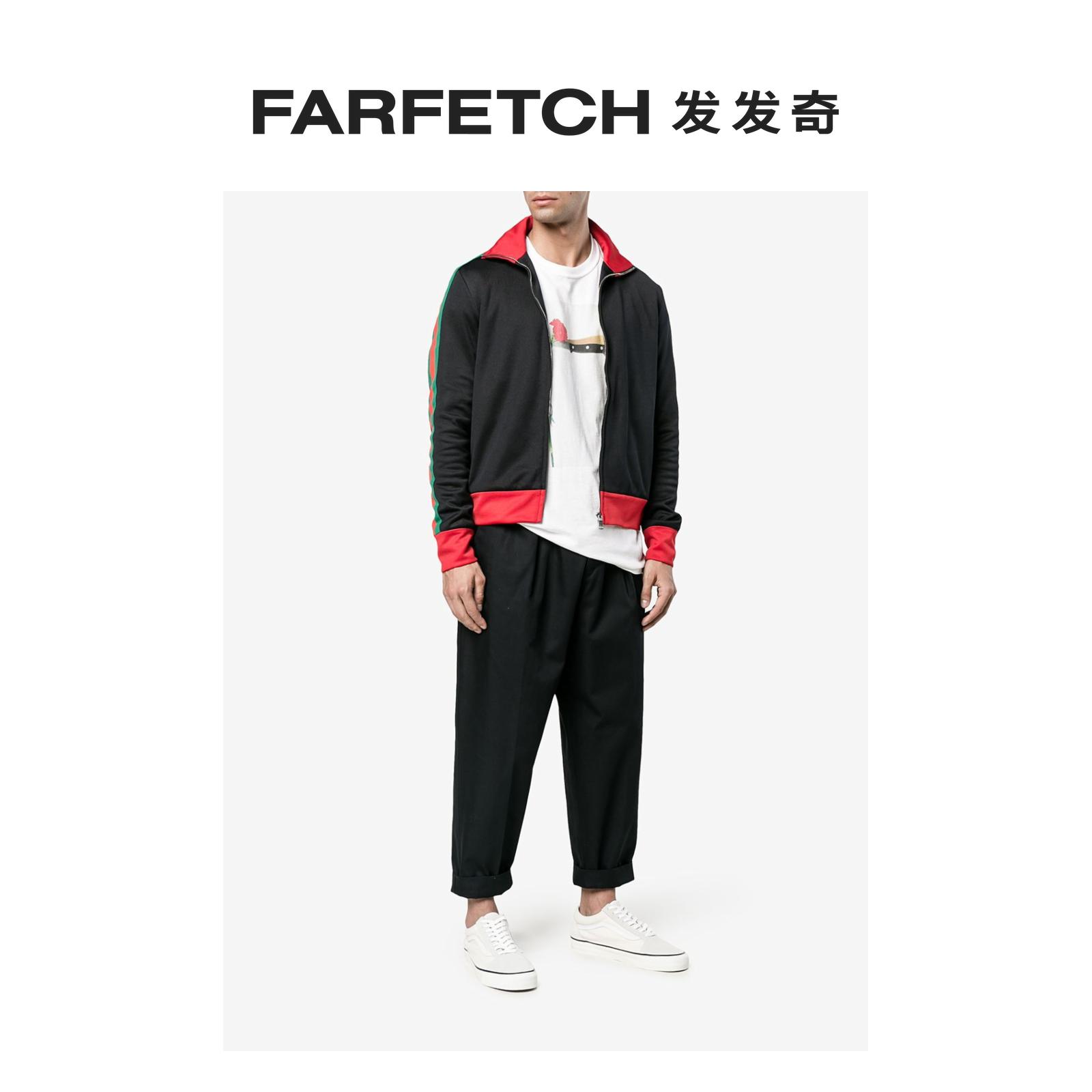 Vans男士通勤Old Skool拼接板鞋FARFETCH发发奇 - 图1