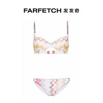 Miss Missoni Wave knit cover layer bikini suit FARFETCH hair chic