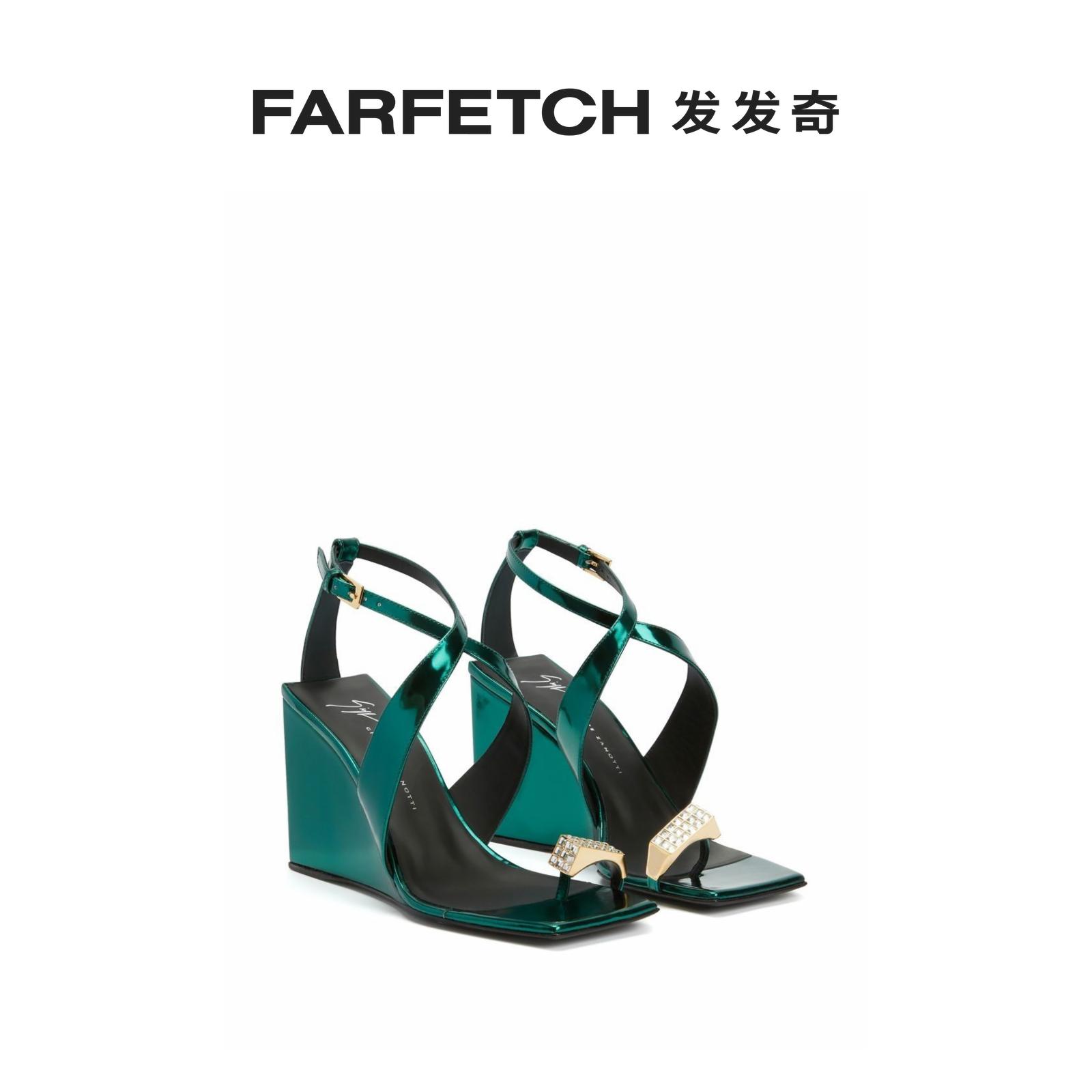 [Final Sale]Giuseppe Zanotti女士Nihao Ring 高跟凉鞋FARFETCH - 图0