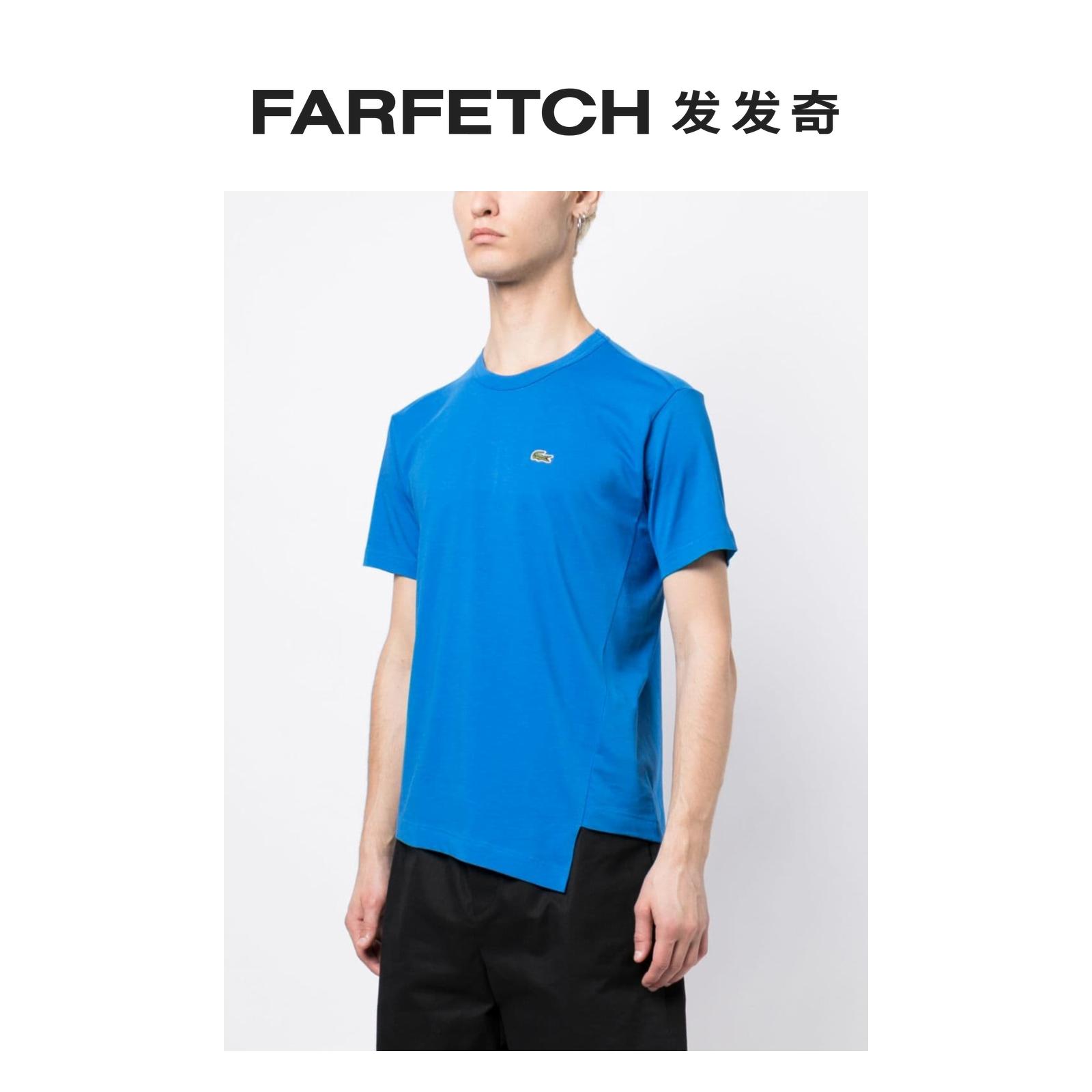 Comme Des Garcons Shirt男士x Lacoste 不对称T恤FARFETCH发发奇 - 图1