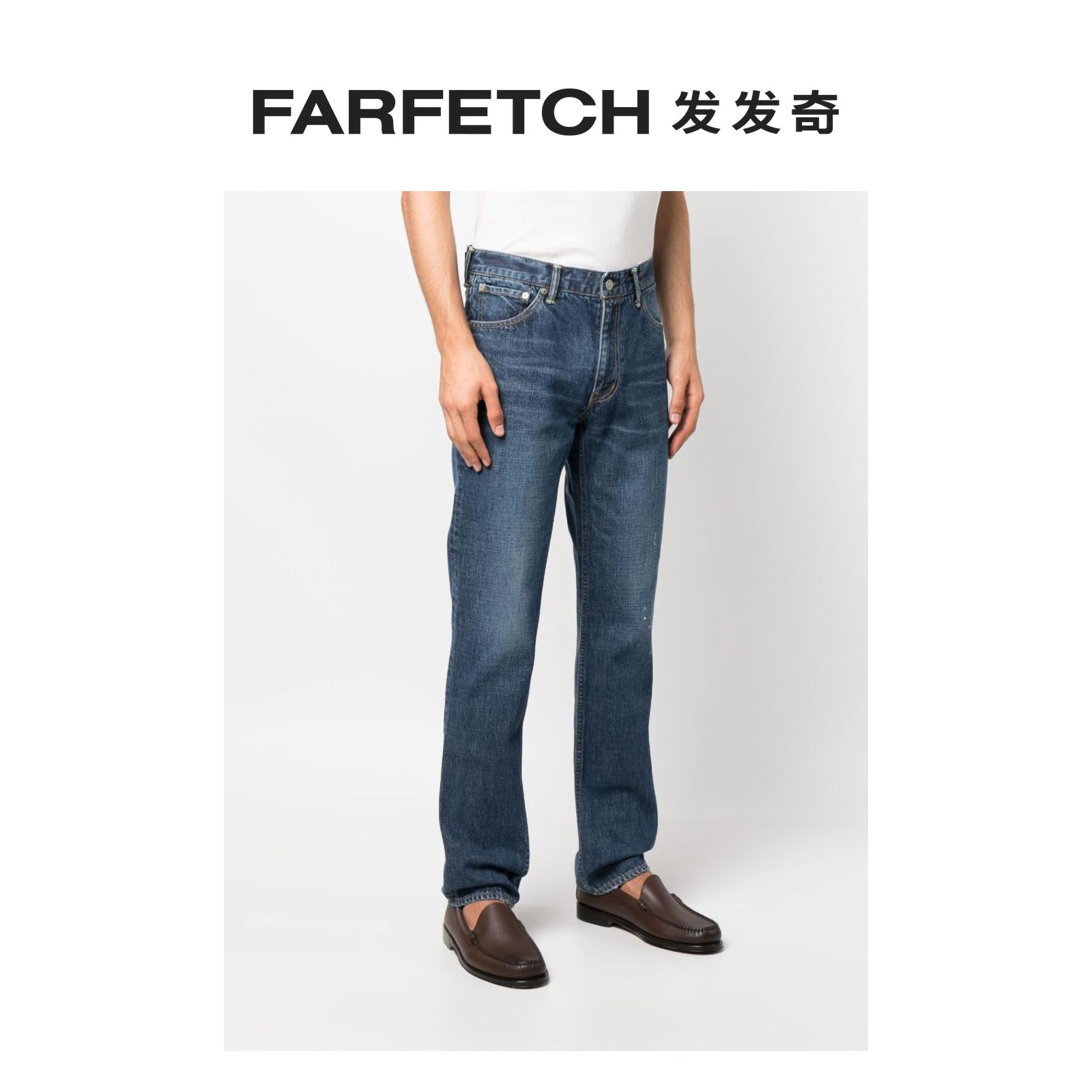 Visvim男士直筒牛仔裤FARFETCH发发奇 - 图1