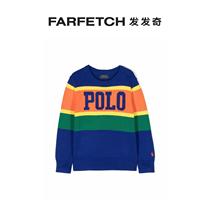 Ralph Lauren childrens clothing Polo striped knit sweater FARFETCH Fat Chic