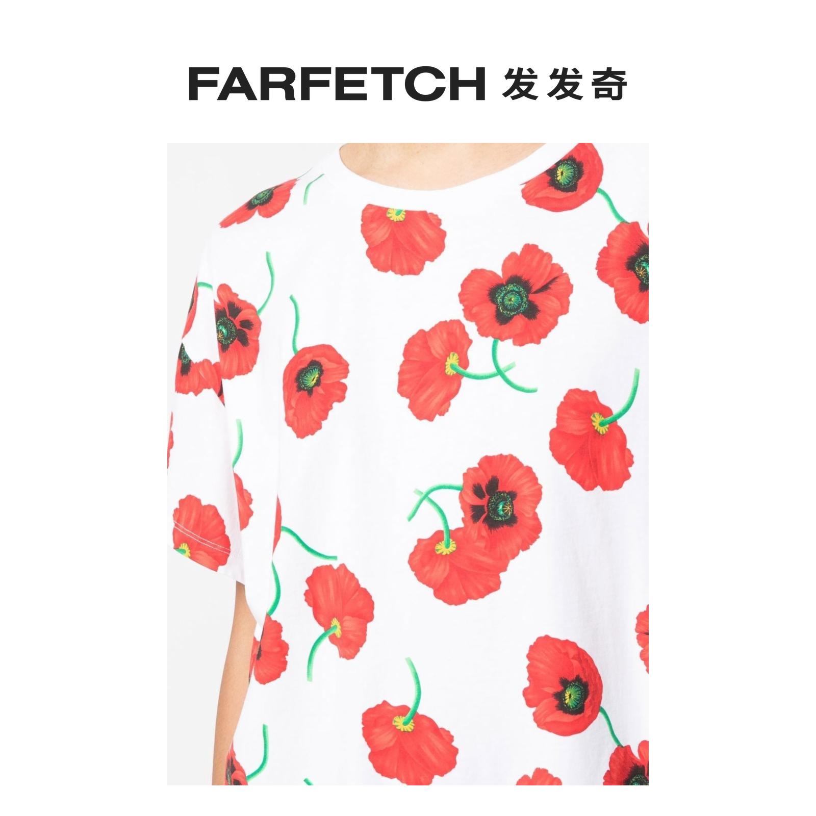 KENZO女士Poppy大面积logo T恤FARFETCH发发奇-图3