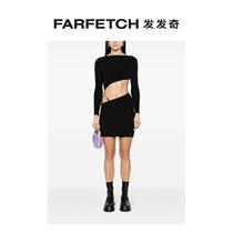 Lady Gcds Asymmetry Fine Rostrix Mini Dress DRESS FARFETCH Fat Chic