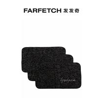 Yoji Yamamoto male and female universal logo embroidered hand towels (three pieces) FARFETCH Fat Chic