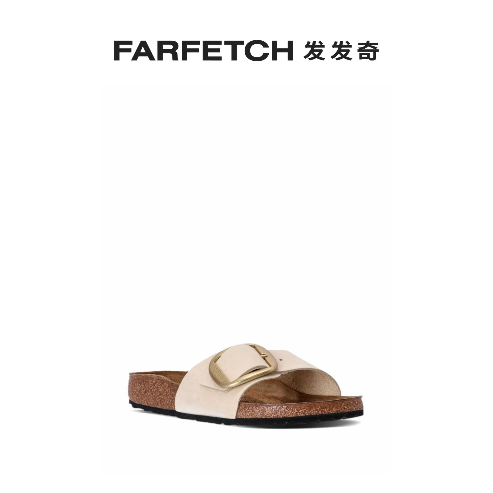 Birkenstock女士Madrid Big Buckle 拖鞋FARFETCH发发奇 - 图0