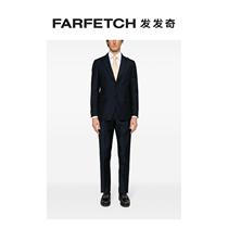 Lardini Mens Single Row Buckle Wool Blend Suit Suit FARFETCH Hair Chic