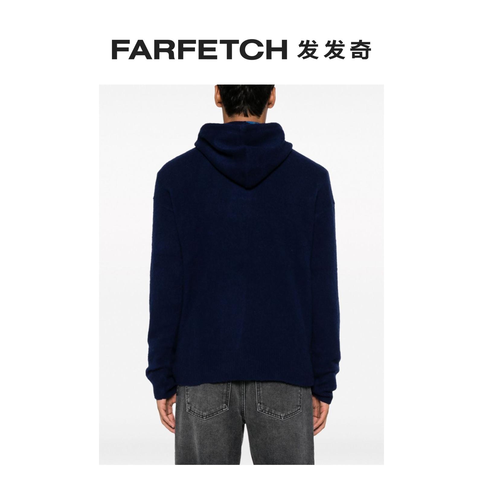 Polo Ralph Lauren男士羊毛混纺针织连帽衫FARFETCH发发奇