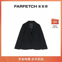 Discount] PAOLO PECORA child clothing trapezoidal turnover single row of buttoned suit jacket FARFETCH Fat Chic