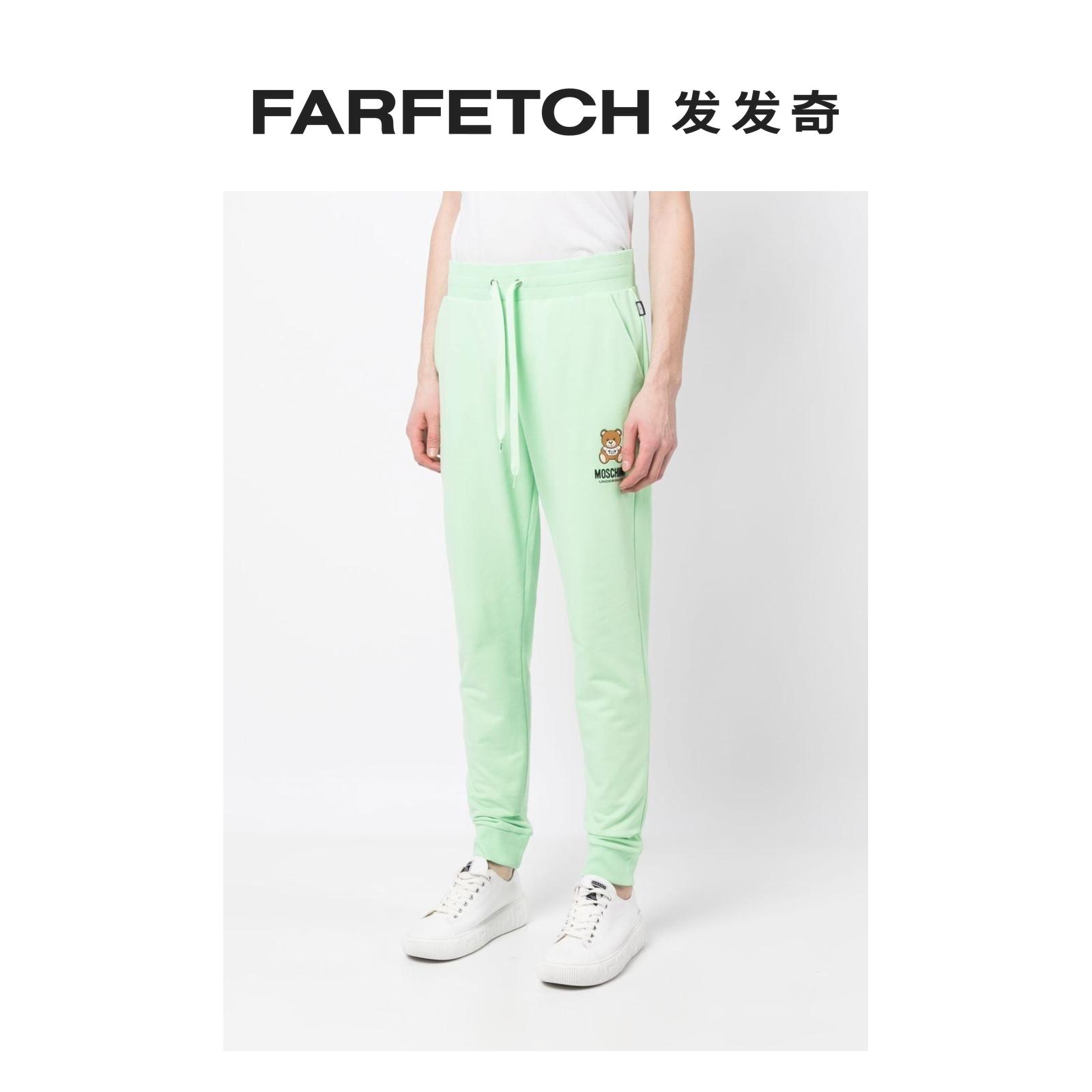 [Final Sale]Moschino男士logo印花运动裤 FARFETCH发发奇-图1