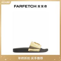 Final Sale] Giuseppe Zanotti Mens Brett geometric pattern printed slipper FARFET