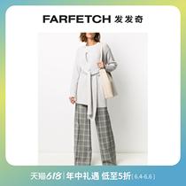 Final Sale] Agnona Ms. Agnona Round neckline decoration sweater FARFETCH Fat Chic