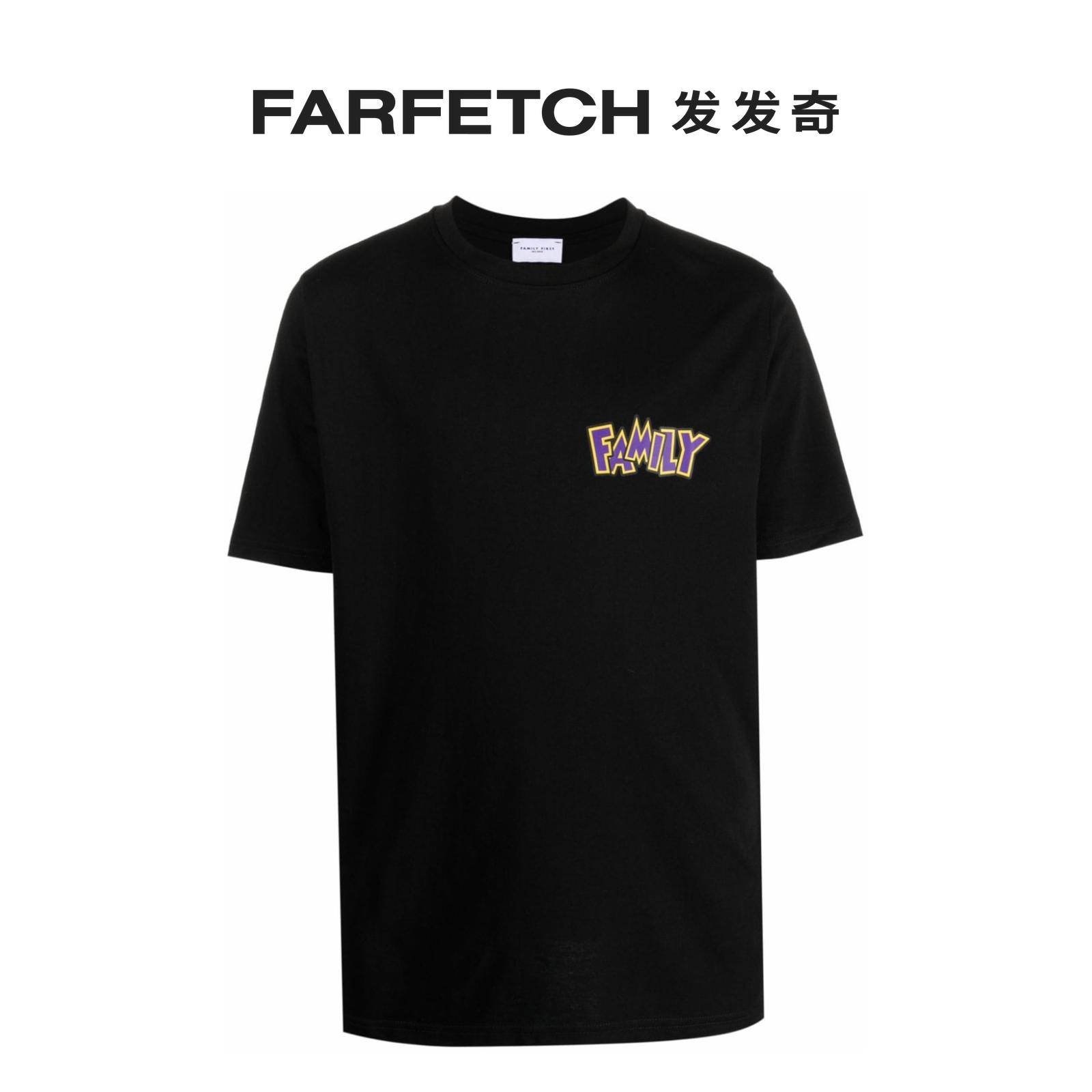 Family First男士x Warner Bros 图案印花T恤FARFETCH发发奇 - 图0