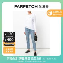 Ms. Polo Ralph Laurens coarse gallows knitted sweater FARFETCH Fat Chic